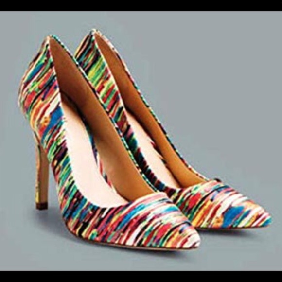 Prabal Gurung For Target MultiColored Heels Size 7 - Picture 1 of 6